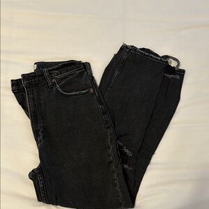 Abercrombie curve love black jeans